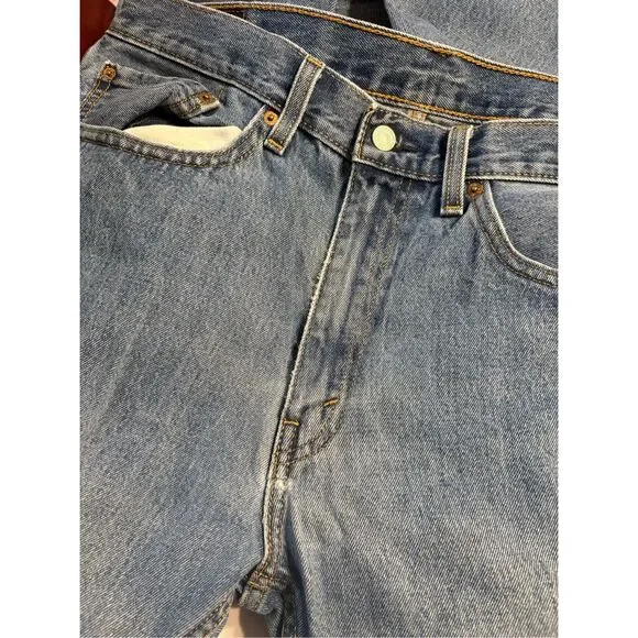 Levi’s 505 Men Slim Straight Fit Light Wash Denim Blue Jean 36Wx29L 4 Pairs
